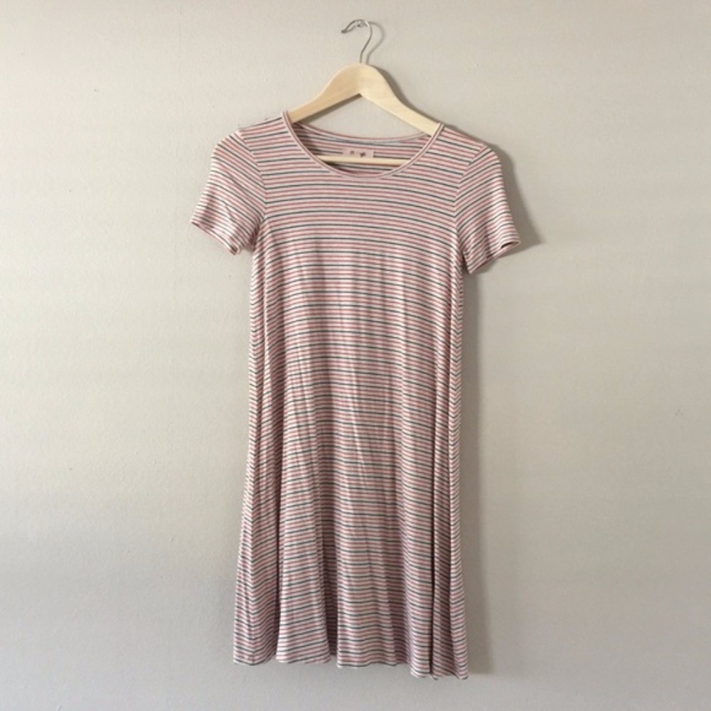 Madewell striped T-shirt dress size XXS